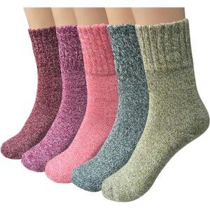 Wool Socks for Women Warm Winter Socks Thick Knit Soft Cabin Cozy Crew Boot